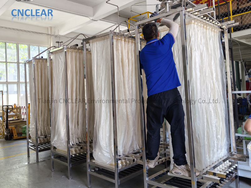 MBR Membrane Replacement Process