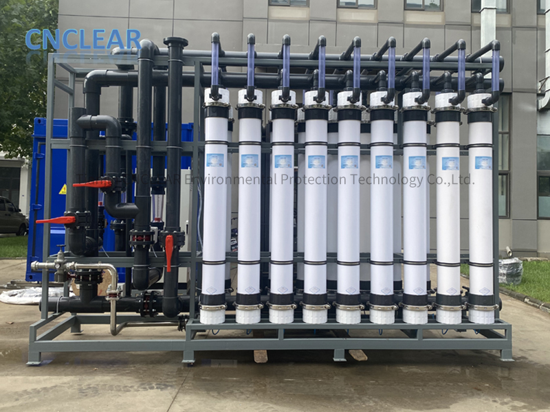 CNCLEAR Environmental Protection Customizes 60t/h Ultrafiltration Skid-Mounted Equipment for Client