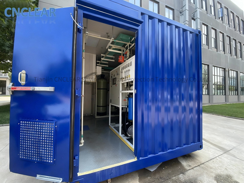 CNCLEAR Eco-containerized Seawater Desalination System: Energy-Efficient, High-Quality Water, Rapid Deployment.